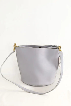 Sac à bandoulière Celine sac seau 16 Gris en Cuir