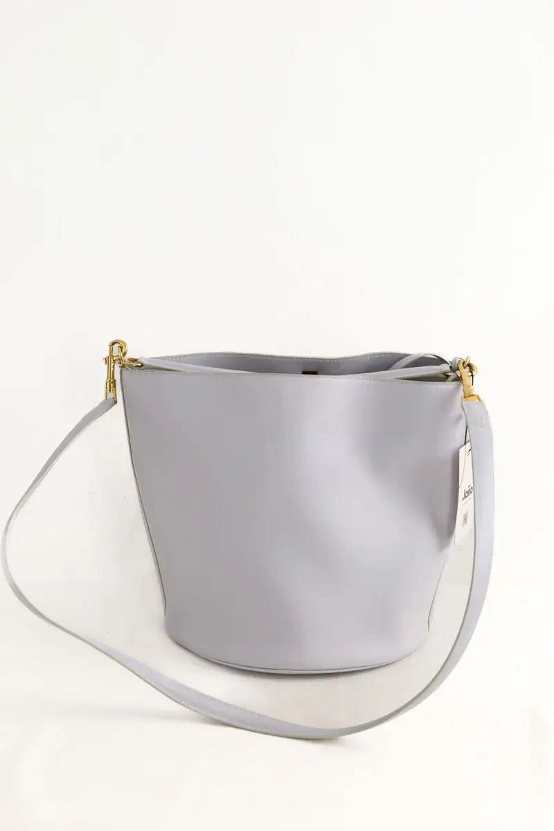 Sac à bandoulière Celine sac seau 16 Gris en Cuir