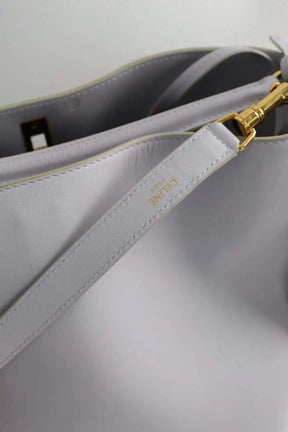 Sac à bandoulière Celine sac seau 16 Gris en Cuir