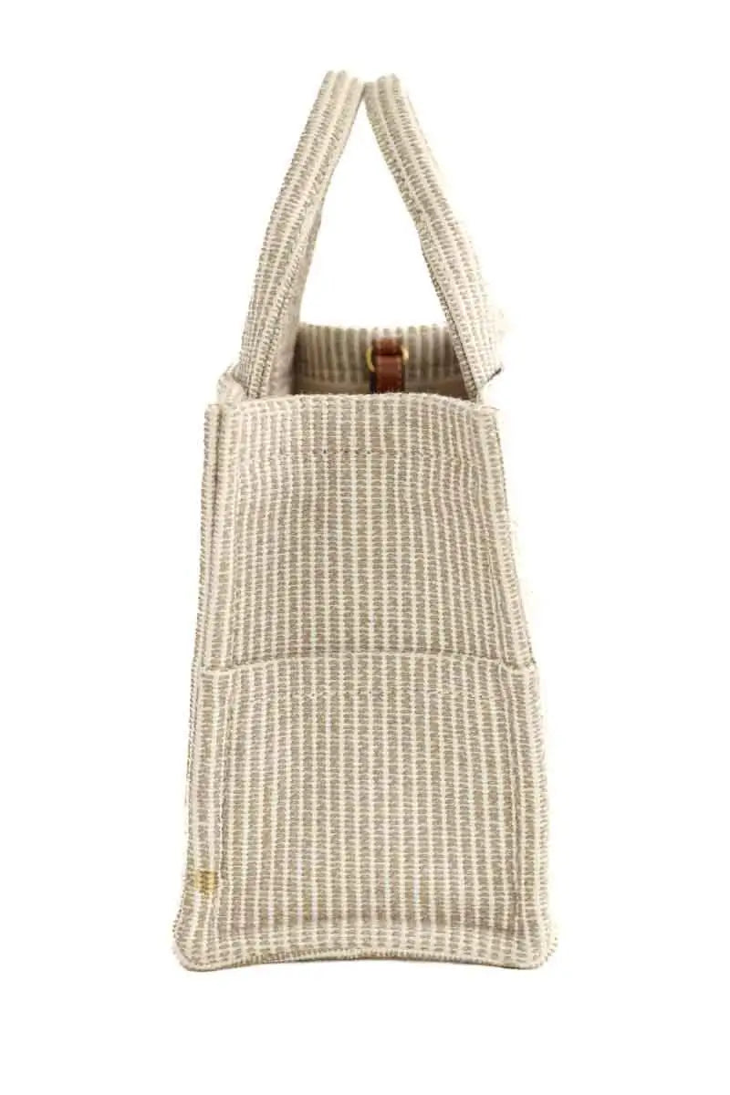 Sac à bandoulière Celine Thais Beige en Tissu