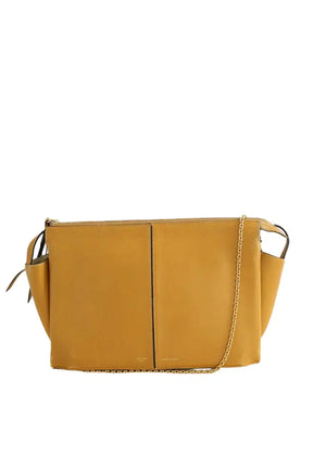 Sac à bandoulière Celine Tri-Fold Camel en Cuir - Seconde Main
