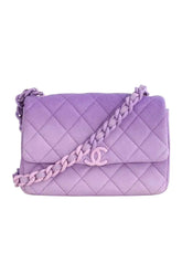Sac à bandoulière Chanel 2020 small quilted my everything flap crossbody Violet en Cuir - Seconde Main
