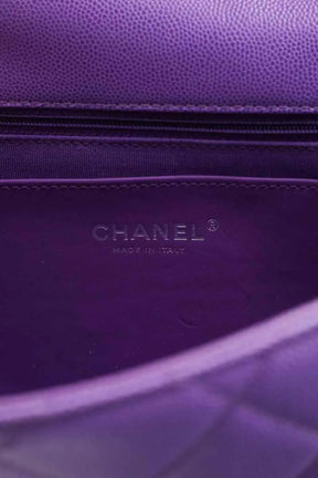 Sac à bandoulière Chanel 2020 small quilted my everything flap crossbody Violet en Cuir