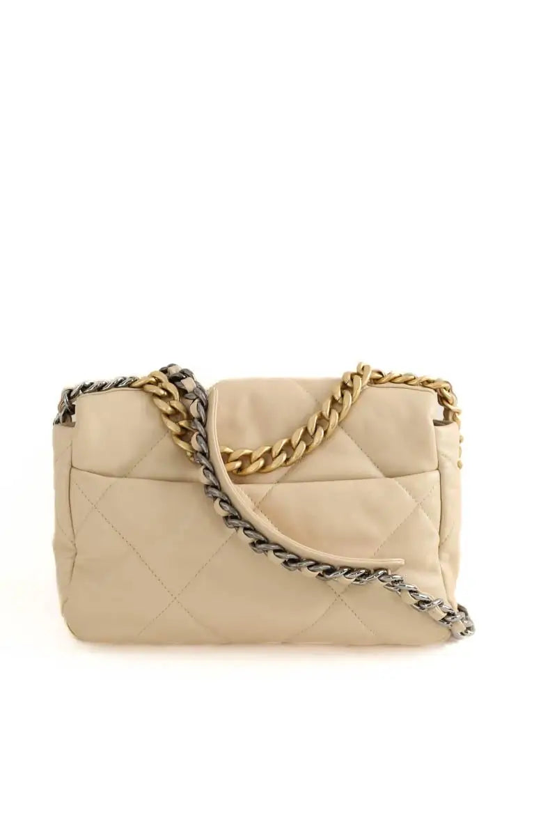 Sac à bandoulière Chanel Beige en Cuir
