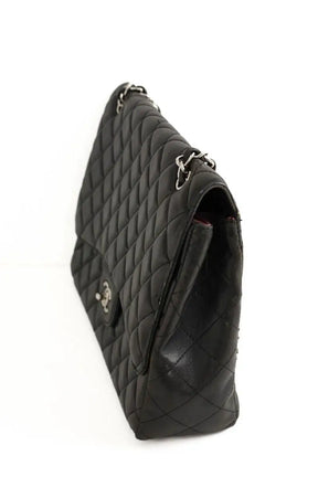 Sac à bandoulière Chanel Maxi Jumbo Noir en Cuir
