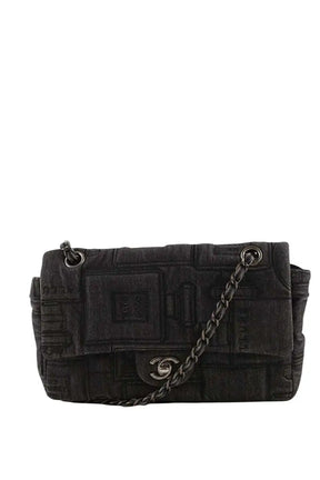 Sac à bandoulière Chanel Timeless/Classique Anthracite en Cuir - Seconde Main