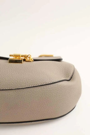 Sac à bandoulière Chloé Drew small Beige en Cuir