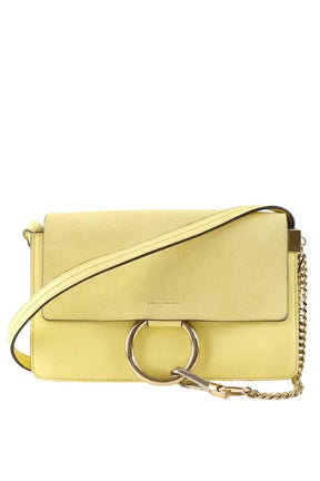 Sac à bandoulière Chloé Jaune en Cuir - Seconde Main