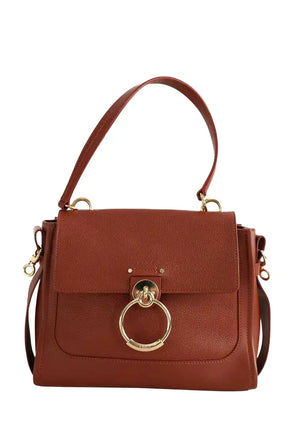 Sac à bandoulière Chloé Tess Day Marron en Cuir - Seconde Main