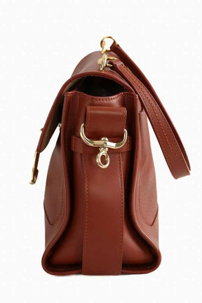 Sac à bandoulière Chloé Tess Day Marron en Cuir