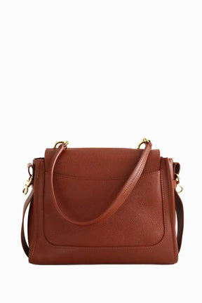 Sac à bandoulière Chloé Tess Day Marron en Cuir