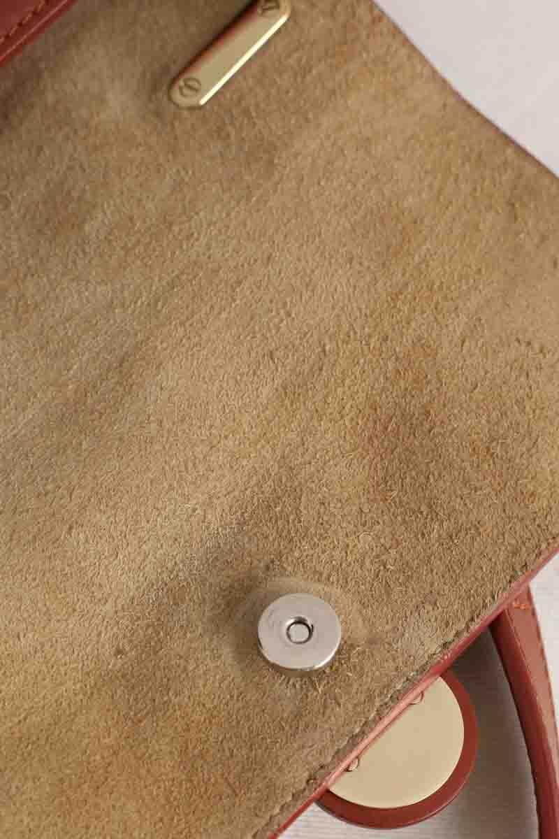 Sac à bandoulière Chloé Tess Day Marron en Cuir