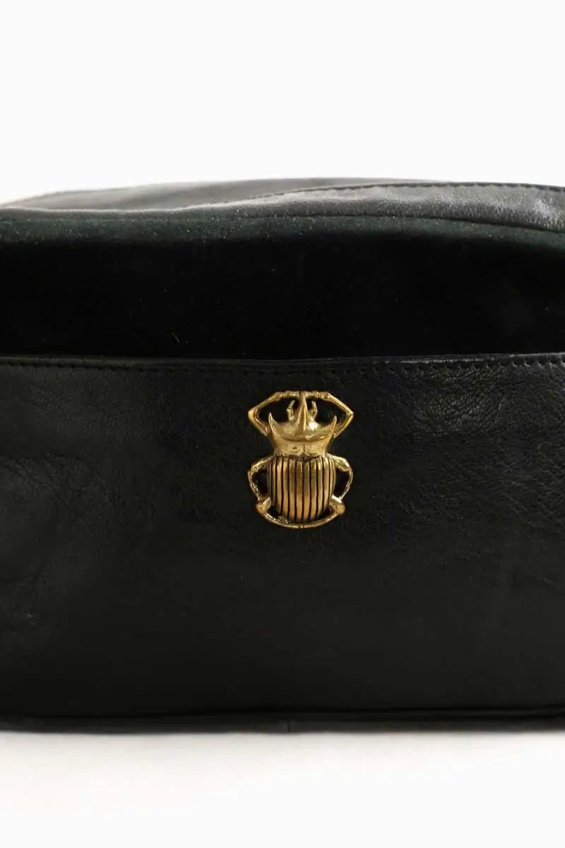 Sac à bandoulière Claris Virot Lily Noir en Cuir