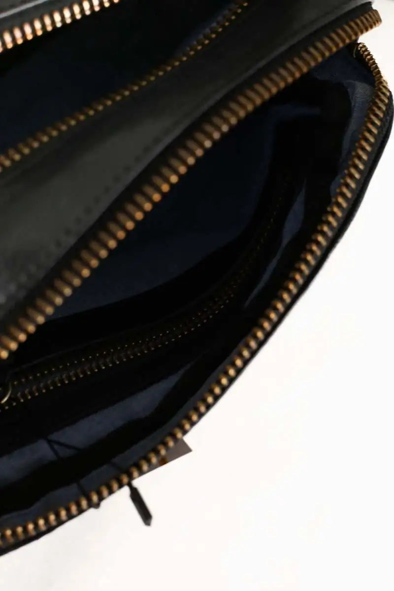 Sac à bandoulière Claris Virot Lily Noir en Cuir