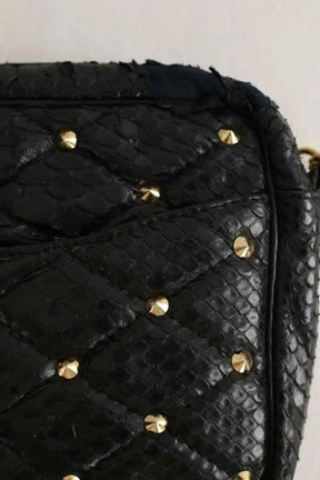 Sac à bandoulière Claris Virot Noir en Cuir