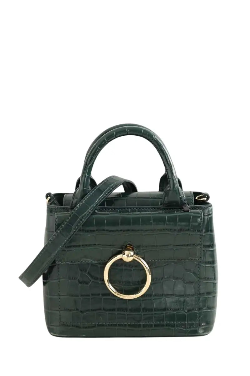 Sac à bandoulière Claudie Pierlot Anouck Vert en Cuirs exotiques - Seconde Main