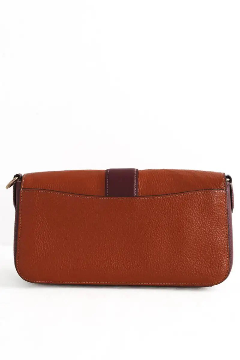 Sac à bandoulière Coach Georgie Orange en Cuir