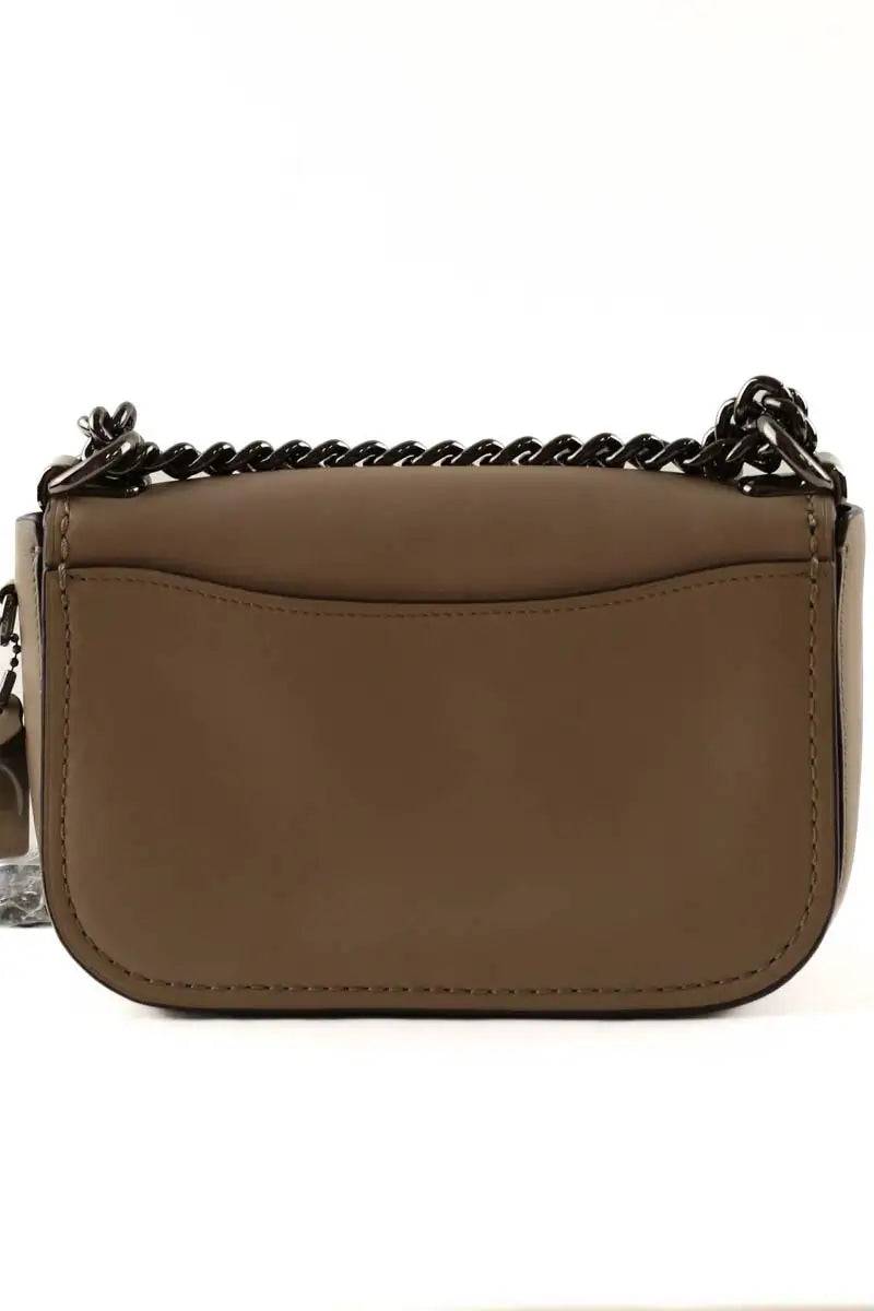 Sac à bandoulière Coach Swagger 20 Gris en Cuir