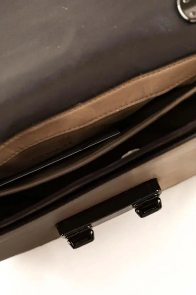 Sac à bandoulière Coach Swagger 20 Gris en Cuir
