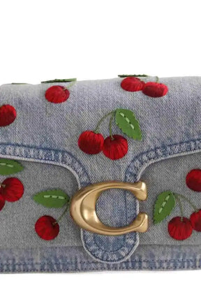Sac à bandoulière Coach Tabby Bleu en Denim - Jeans