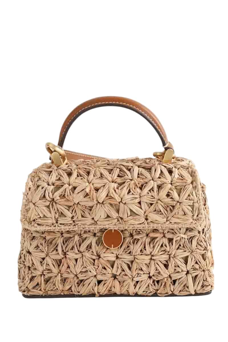 Sac à bandoulière Cult Gaia Beige en Osier - Seconde Main