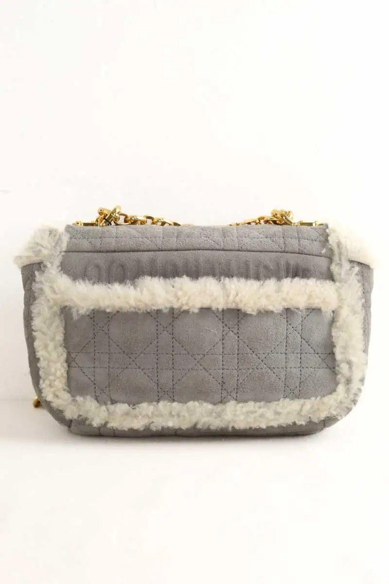 Sac à bandoulière Dior 30 montaigne Gris en Cuir