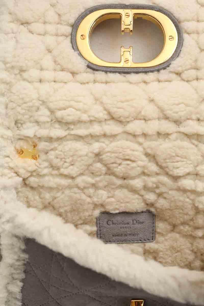 Sac à bandoulière Dior 30 montaigne Gris en Cuir