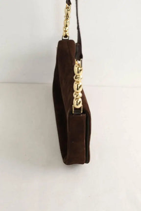 Sac à bandoulière Dior Marron en Daim