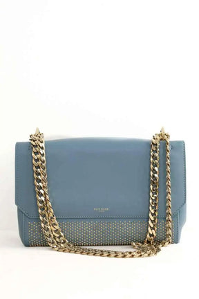Sac à bandoulière Elie Saab Bleu en Cuir