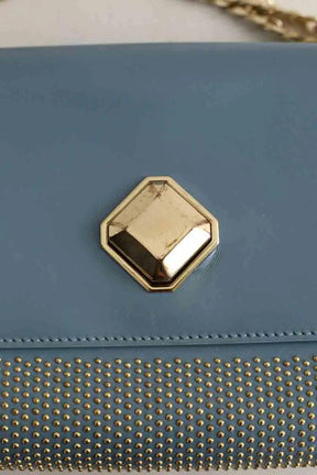 Sac à bandoulière Elie Saab Bleu en Cuir