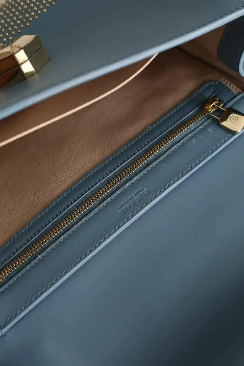 Sac à bandoulière Elie Saab Bleu en Cuir