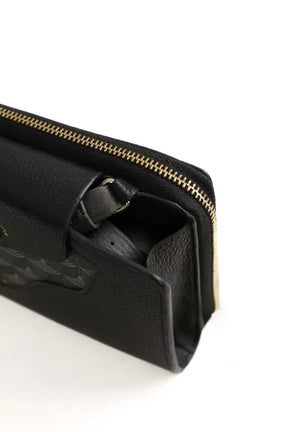 Sac à bandoulière Fauré Le Page Gris en Cuir
