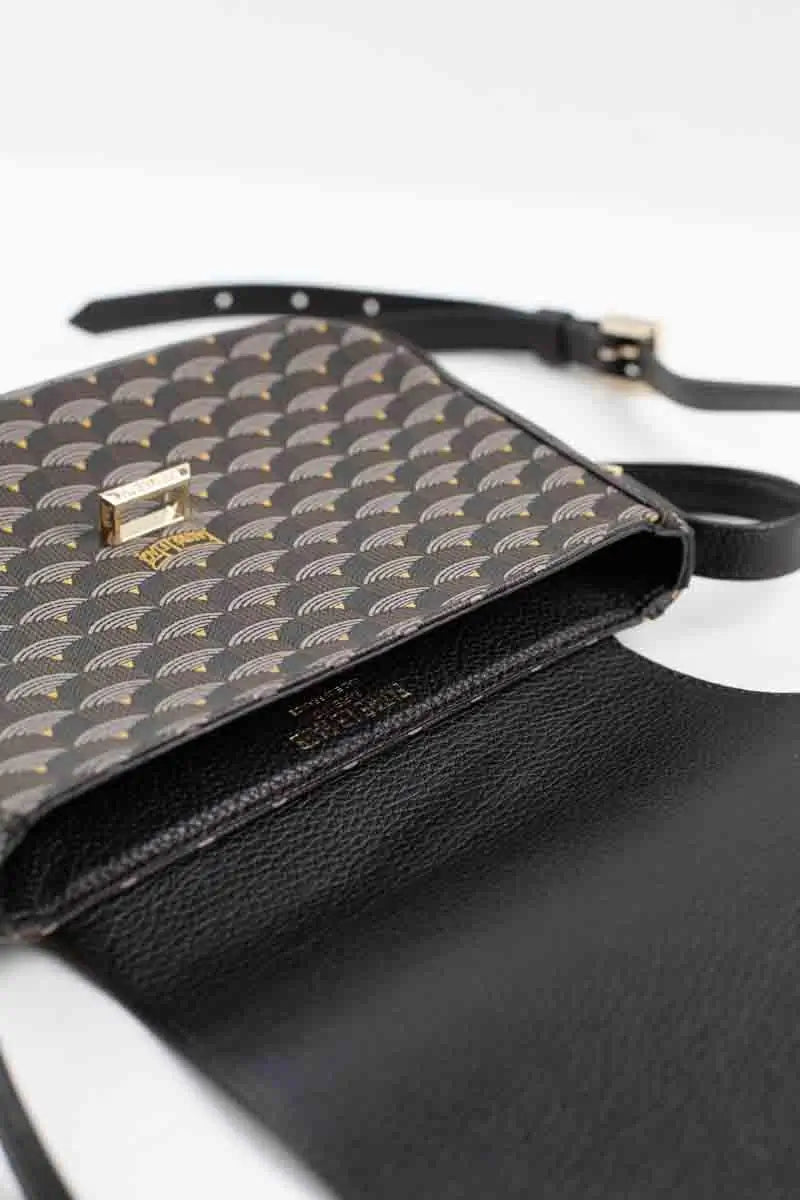 Sac à bandoulière Fauré Le Page Marron en Cuir