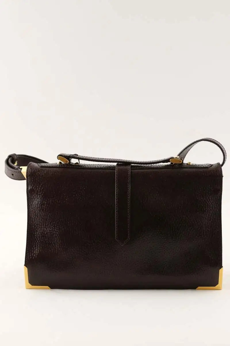 Sac à bandoulière Fendi Classico no. 1 Marron en Cuir