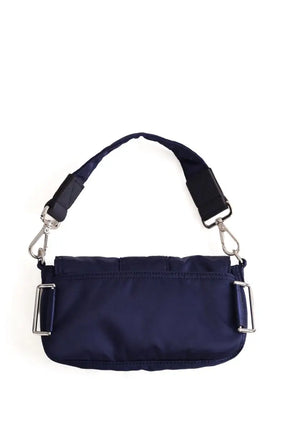 Sac à bandoulière Fendi Mini Phone case Baguette Nylon Marine en Tissu