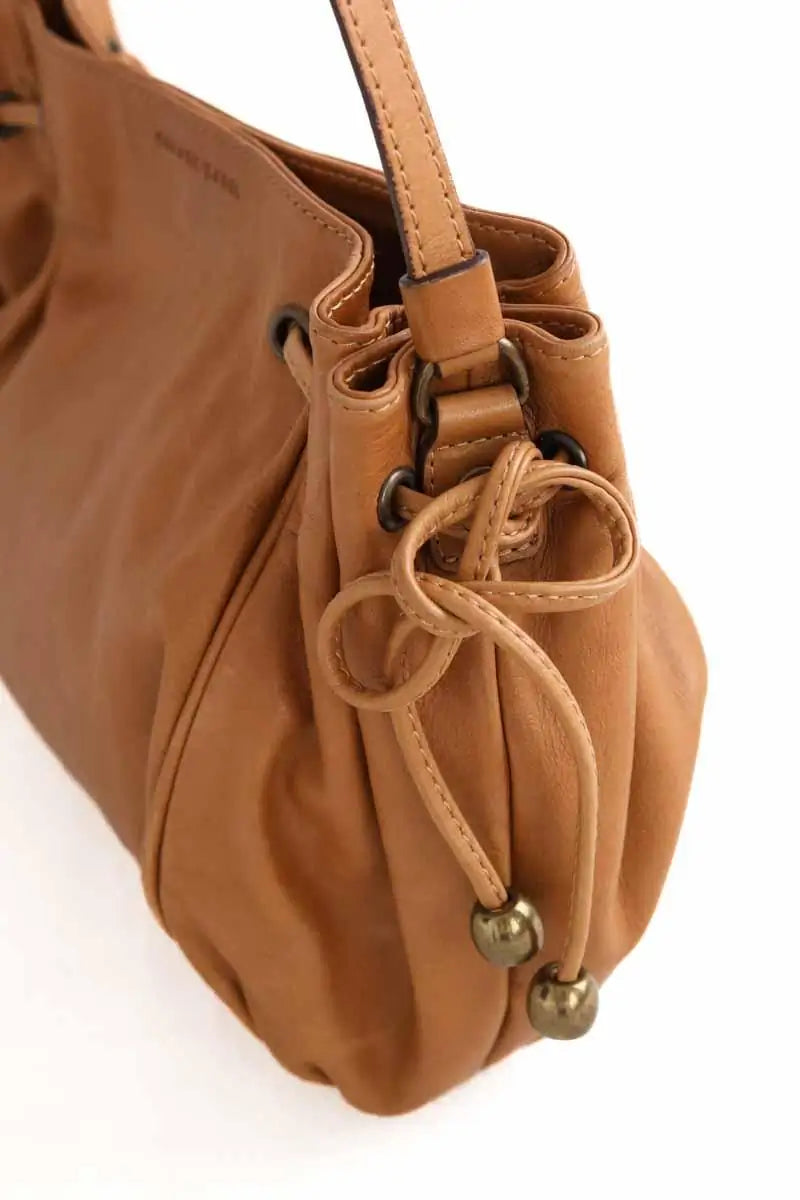 Sac à bandoulière Gerard Darel le mini 24h Camel en Cuir