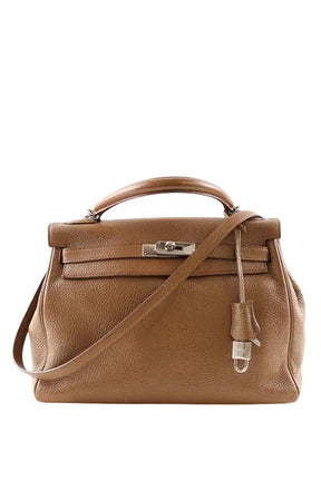 Sac à bandoulière Hermès Kelly 32 Marron en Cuir - Seconde Main