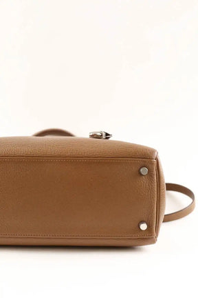Sac à bandoulière Hermès Kelly 32 Marron en Cuir