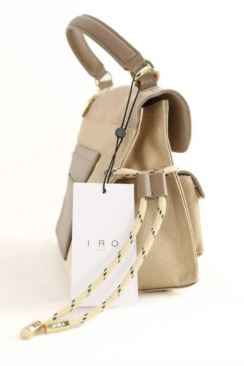 Sac à bandoulière Iro Nomad Beige en Daim