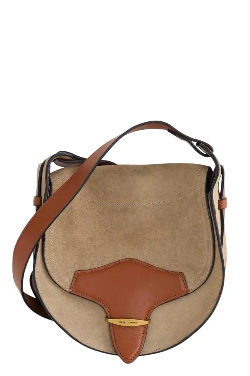 Sac à bandoulière Isabel Marant Botsy Kaki en Daim - Seconde Main