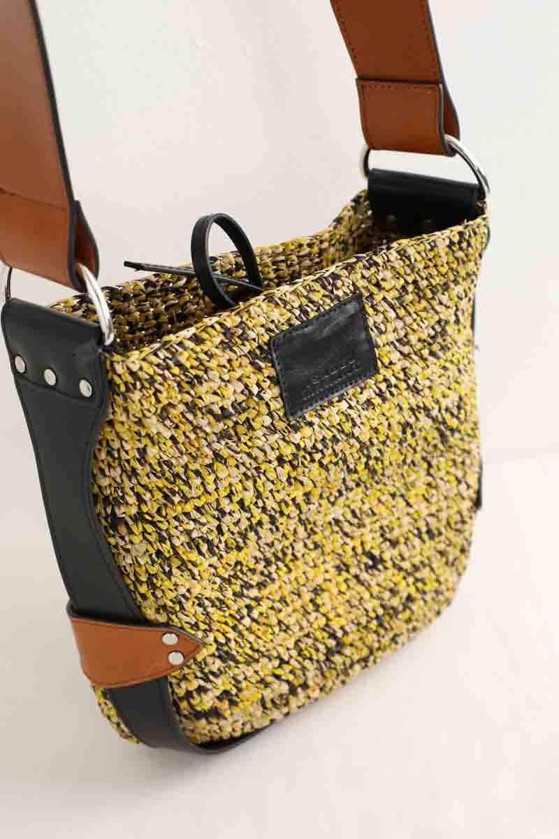Sac à bandoulière Isabel Marant Jaune en Tissu