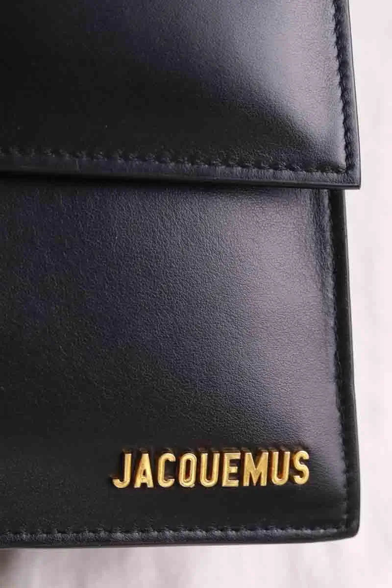 Sac à bandoulière Jacquemus Grand Bambino Noir en Cuir