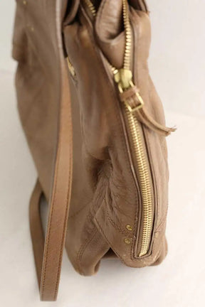 Sac à bandoulière Jérôme Dreyfuss Camel en Cuir