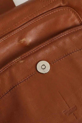 Sac à bandoulière Jérôme Dreyfuss fredo Camel en Cuir