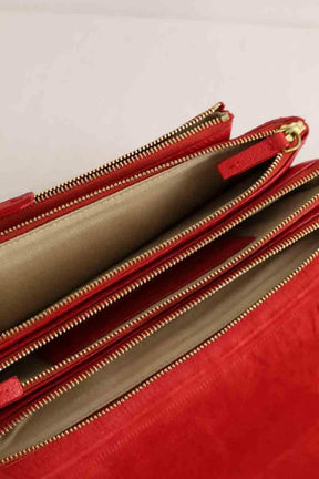 Sac à bandoulière Jérôme Dreyfuss Rouge en Cuir