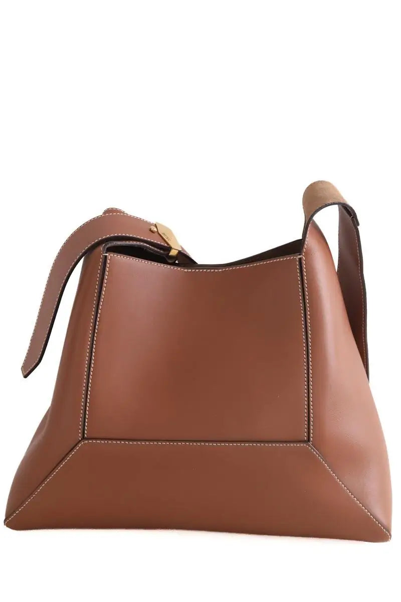 Sac à bandoulière Jimmy Choo Diamond Hobo Marron en Cuir