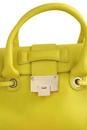 Sac à bandoulière Jimmy Choo Rosalie Jaune en Cuir