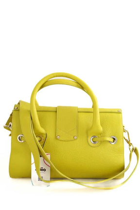 Sac à bandoulière Jimmy Choo Rosalie Jaune en Cuir
