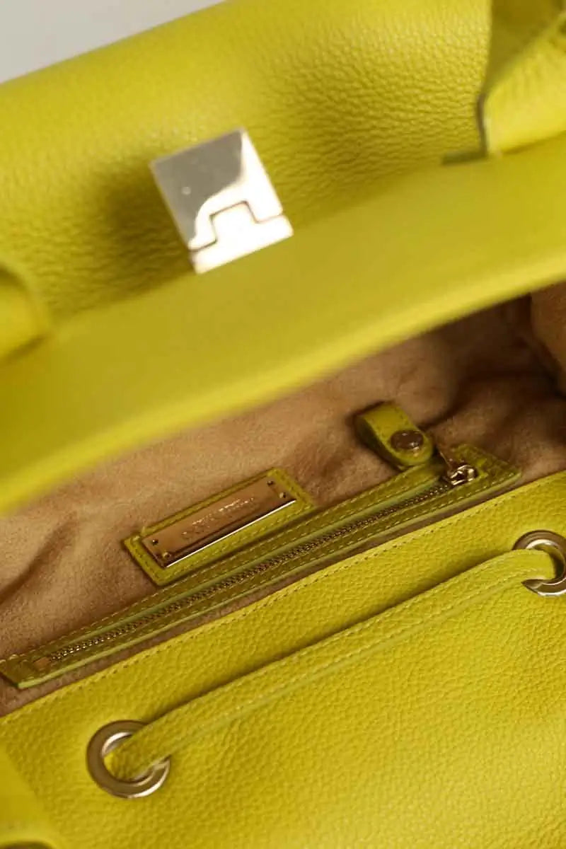 Sac à bandoulière Jimmy Choo Rosalie Jaune en Cuir