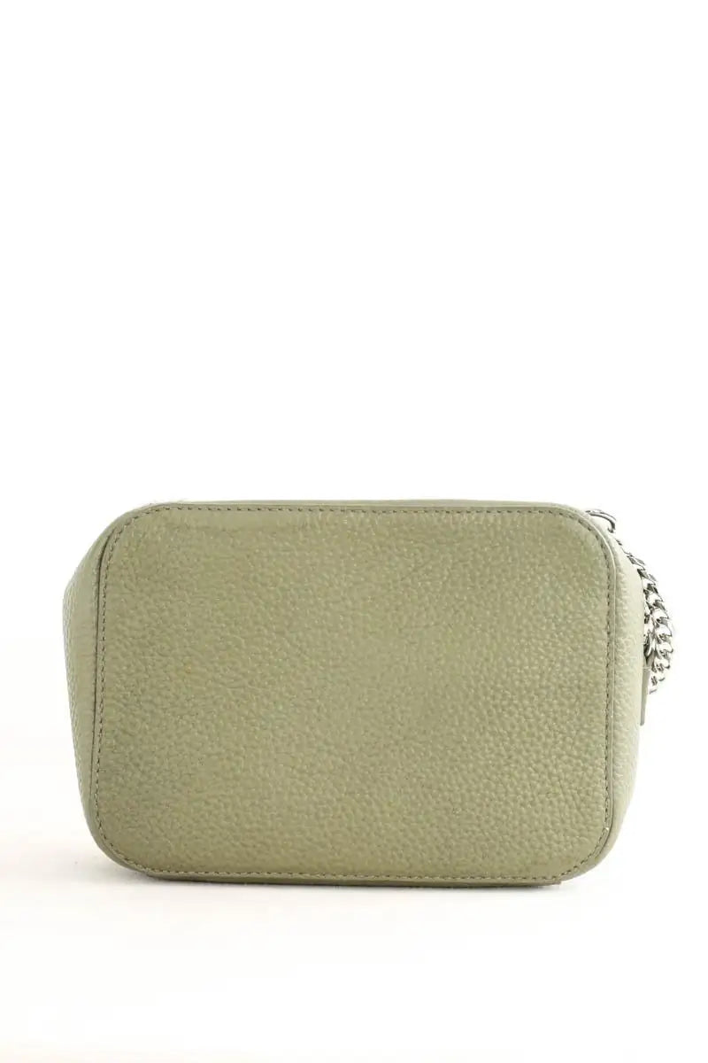 Sac à bandoulière Lacoste Kaki en Cuir